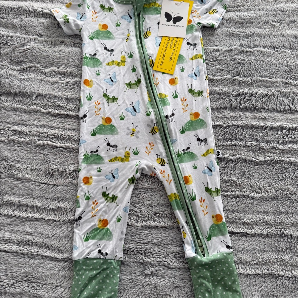 Kids Bamboo  One Piece with Animal Print